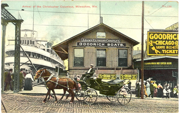 Arrival of the Christopher Columbus, Milwaukee, WI - Carey's Emporium