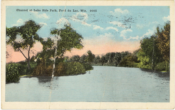 Channel at Lake Side Park, Fond du Lac, WI - Carey's Emporium