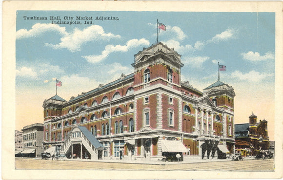 Tomlinson Hall, City Market Adjoining, Indianapolis, IN - Carey's Emporium