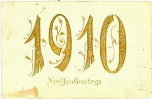 1910, New Year Greetings