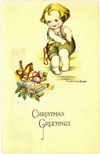 Christmas Greetings, Ruth Sivek signed. - Carey's Emporium