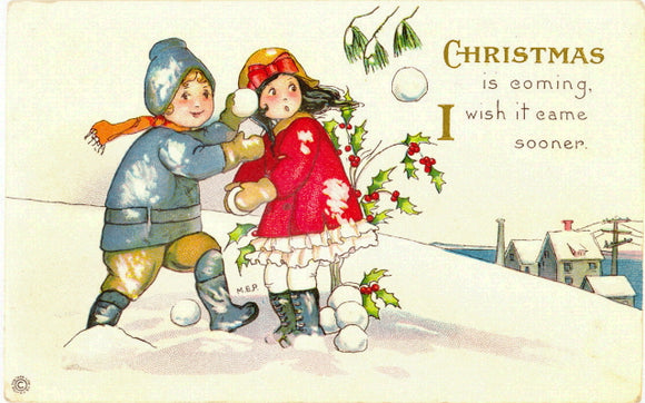 Christmas Is Coming, Margaret Evans Prince signed. - Carey's Emporium