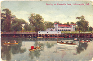 Boating at Riverside Park, Indianapolis, IN - Carey's Emporium