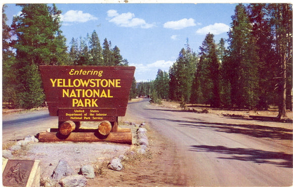 Entrance to Yellowstone National Park - Carey's Emporium