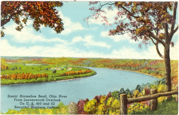 Horseshoe Bend, Ohio River, Leavenworth IN - Carey's Emporium