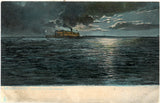 Moonlight on Lake Michigan, Milwaukee, WI - Carey's Emporium