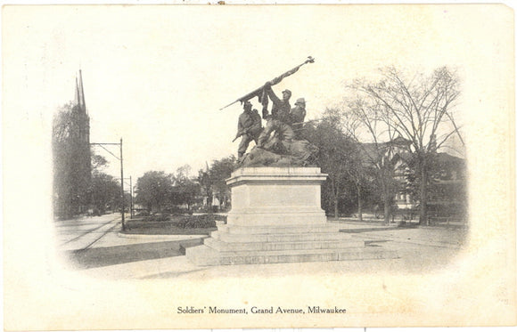 Soldiers' Monument, Grand Avenue, Milwaukee, WI - Carey's Emporium