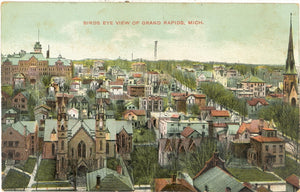 Birds Eye View of Grand Rapids, MI - Carey's Emporium