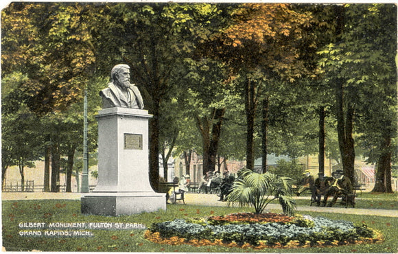 Gilbert Monument, Funton St. Park, Grand Rapids, MI - Carey's Emporium