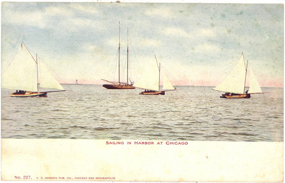 Sailing in Harbor at Chicago, IL - Carey's Emporium