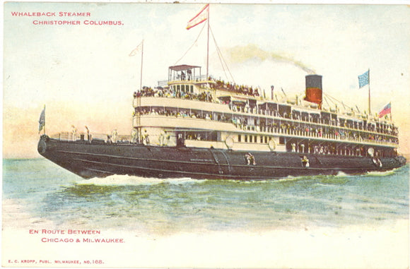 Whaleback Steamer Christopher Columbus - Carey's Emporium