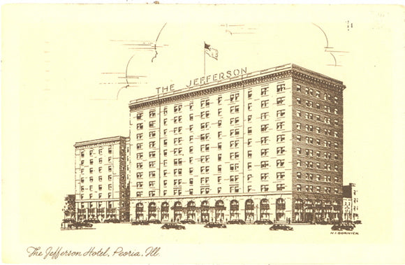 Jefferson Hotel, Peoria, IL - Carey's Emporium