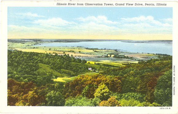 View from Observation Tower, Peoria, IL - Carey's Emporium