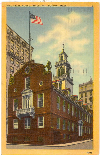 Old State House, Built 1713, Boston, MA - Carey's Emporium