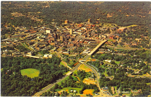 Aerial View of Greenville, SC - Carey's Emporium