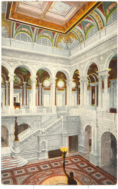 The Central Stair Hall of the Library of Congress, Washington, DC - Carey's Emporium