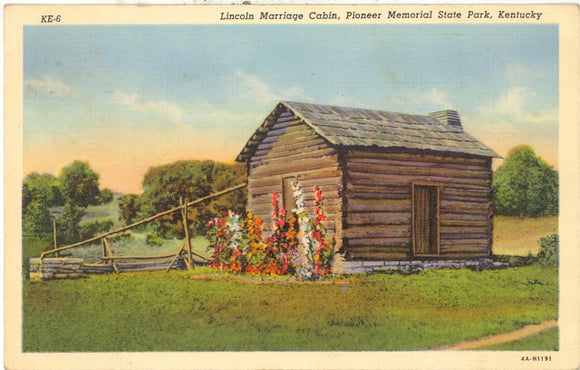 Lincoln Marriage Cabin, Pioneer Memorial State Park, KY - Carey's Emporium