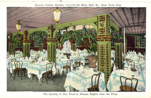 Zucca's Italian Garden, New York City, NY - Carey's Emporium