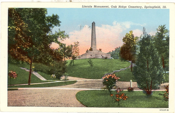Lincoln Monument, Oak Ridge Cemetery, Springfield, IL - Carey's Emporium