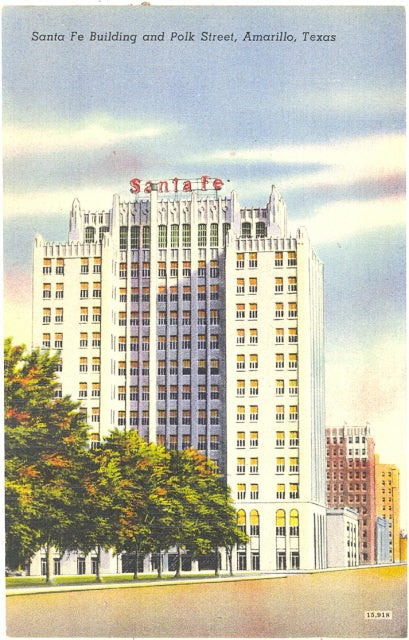 Santa Fe Building and Polk Street, Amarillo, TX - Carey's Emporium