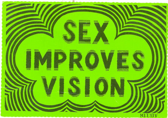 Sex Improves Vision - Carey's Emporium