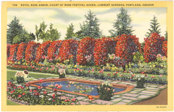 Royal Rose Arbor, Court of Rose Festival Quenn, Lambert Gardens, Portland, OR - Carey's Emporium
