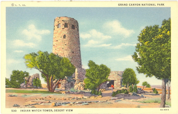 Grand Canyon National Park, Indian Watch Tower, Desert View - Carey's Emporium