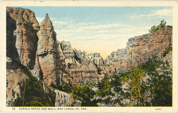 Cupola Rocks and Wall, Bad Lands, SD - Carey's Emporium
