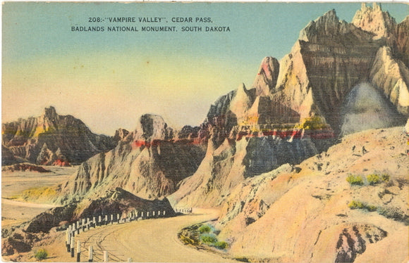 Vampire Valley, Cedar Pass, Badlands National Monument, SD - Carey's Emporium