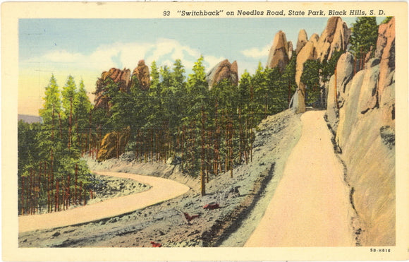 Switchback on Needles Road, State Park, Black Hills, SD - Carey's Emporium