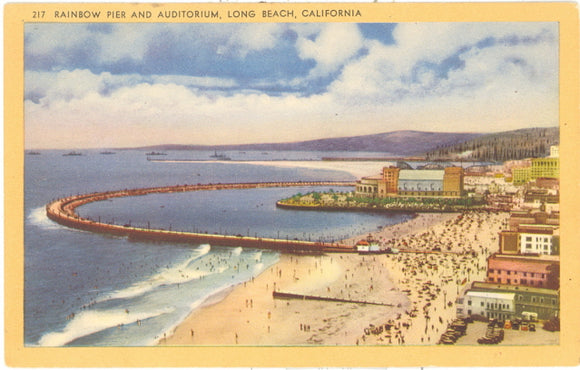 Rainbow Pier and Auditorium, Long Beach, CA - Carey's Emporium