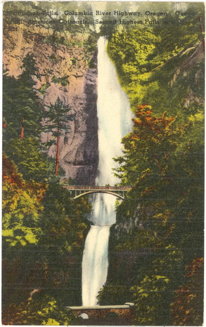Multnomah Falls, Columbia River Highway, OR - Carey's Emporium