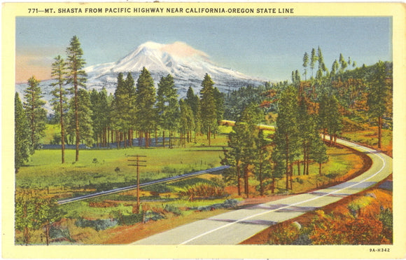 Mt. Shasta From Pacific Highway near California-Oregon State Line - Carey's Emporium