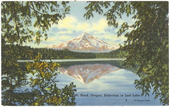 Mt. Hood, Oregon, Reflection in Lost Lake - Carey's Emporium