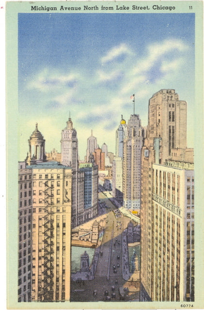 Michigan Avenue North from Lake Street, Chicago, IL - Carey's Emporium