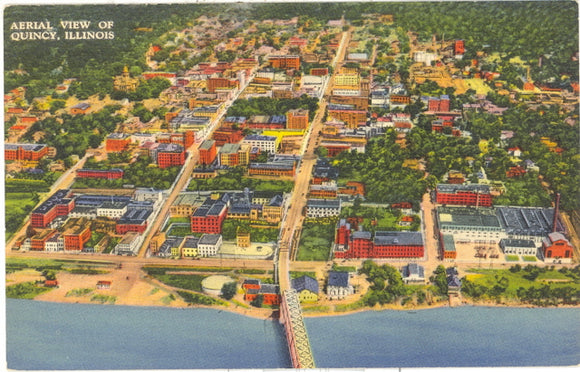 Aerial View of Quincy, IL - Carey's Emporium