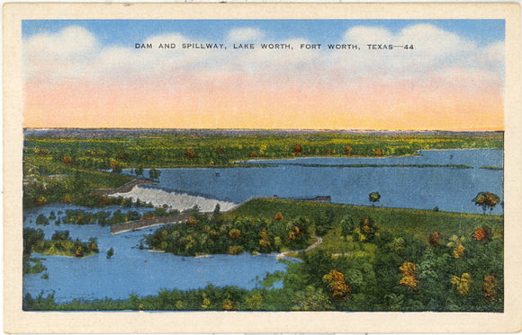 Dam and Spillway, Lake Worth, Fort Worth, TX - Carey's Emporium