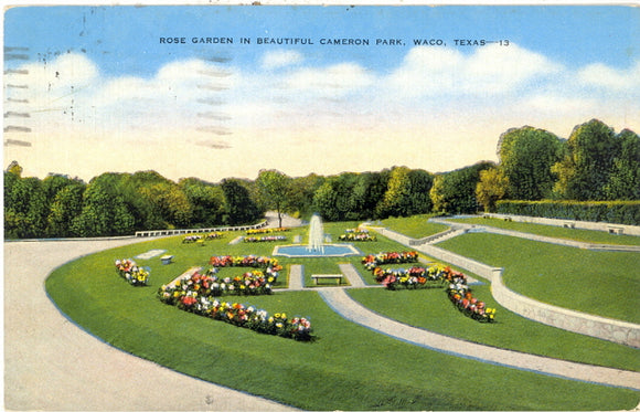 Rose Garden in Beautiful Cameron Park, Waco, TX - Carey's Emporium
