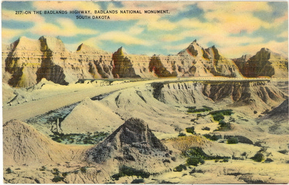 On the Badlands Highway, Badlands National Monument, SD - Carey's Emporium
