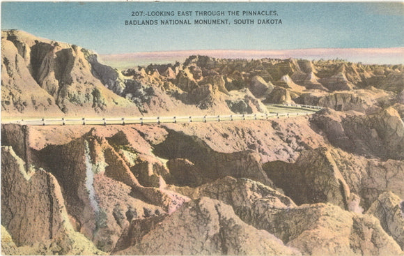 Looking East Through the Pinnacles, Badlands National Monument, SD - Carey's Emporium
