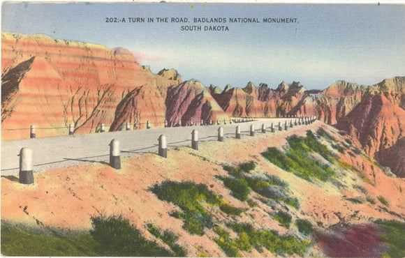 A Turn in the Road, Badlands National Monument, SD - Carey's Emporium