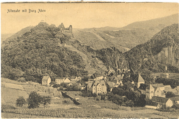 Altenahr mit Burg 'Ahre - Carey's Emporium