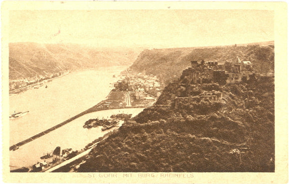 St. Goar mit Burg Rheinfels - Carey's Emporium