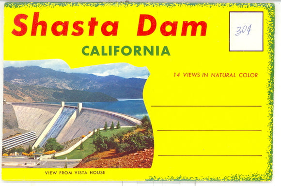 Shasta Dam, CA Souvenir Folder - Carey's Emporium