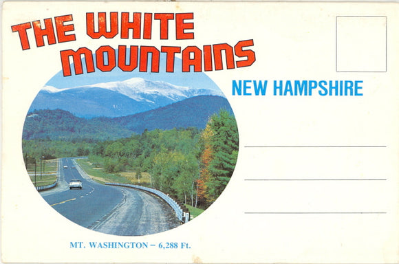 White Mountains, NH Souvenir Folder - Carey's Emporium