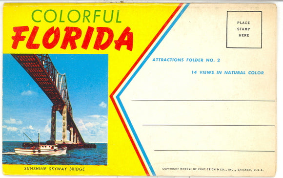 Colorful Florida Souvenir Folder - Carey's Emporium