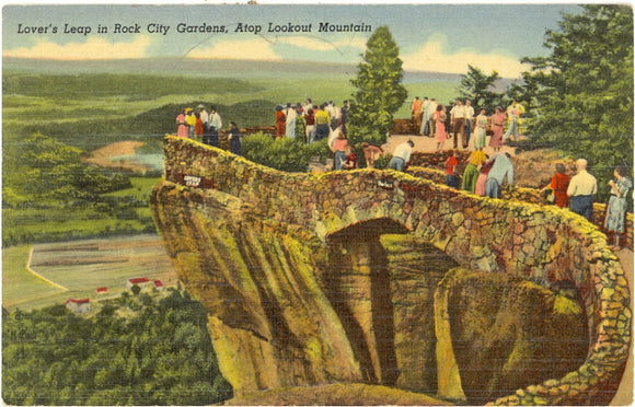 Lover's Leap in Rock City Gardens, Lookout Mountain, GA - Carey's Emporium
