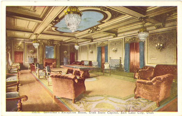 Governor's Reception Room, Utah State Capitol, Salt Lake City, UT - Carey's Emporium