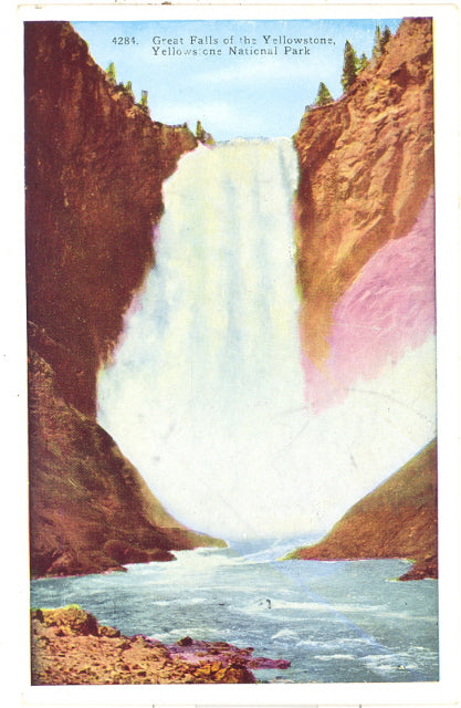 Great Falls of the Yellowstone National Park - Carey's Emporium