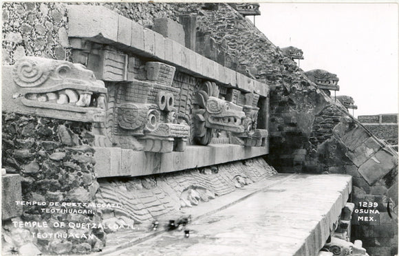 Templo de Quetzalcoatl, Teotihuacan, Mexico - Carey's Emporium